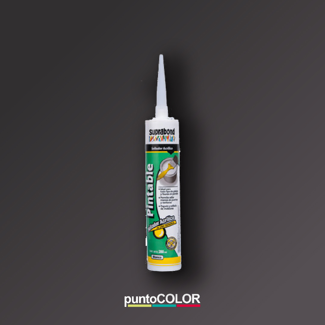 Sellador acrílico pintable 280 ml Suprabond