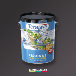 Piscina base solvente Azul o  Blanco o Celeste 20 lt Tersuave
